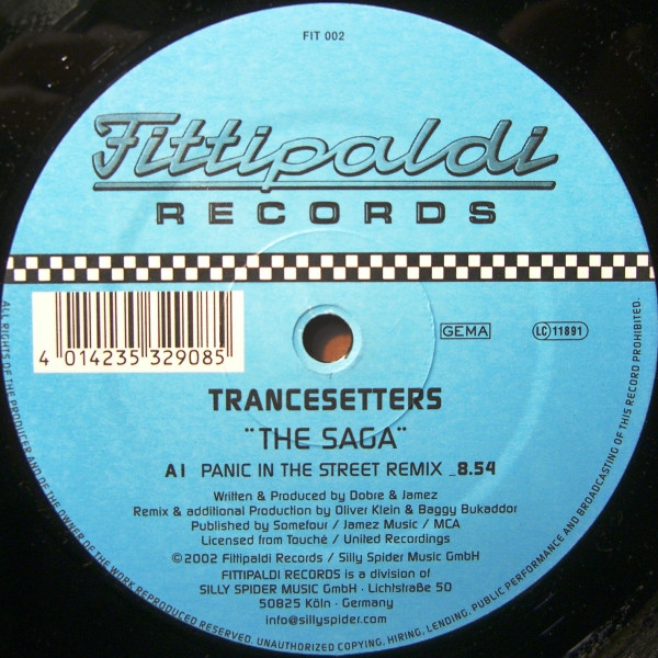 Trancesetters - The Saga | Fittipaldi Records (FIT 002) - 2 Trancesetters - The Saga | Fittipaldi Records (FIT 002) - 2