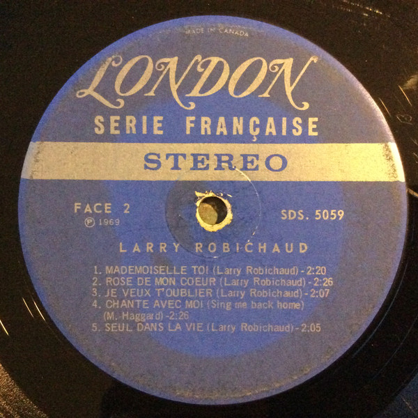 Larry Robichaud - Larry Robichaud | London Records (SDS 5059) - 4 Larry Robichaud - Larry Robichaud | London Records (SDS 5059) - 4