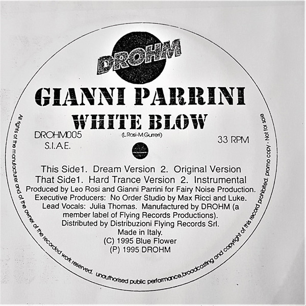 Gianni Parrini - White Blow | Drohm (DROHM005) - main Gianni Parrini - White Blow | Drohm (DROHM005) - main