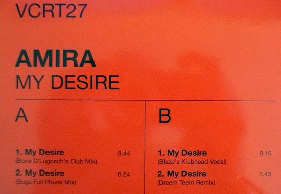 Amira - My Desire | VC Recordings (VCRT27) - 3 Amira - My Desire | VC Recordings (VCRT27) - 3