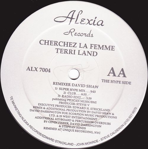 Terri Land - Cherchez La Femme | Alexia Records (ALX 7004) - 2 Terri Land - Cherchez La Femme | Alexia Records (ALX 7004) - 2