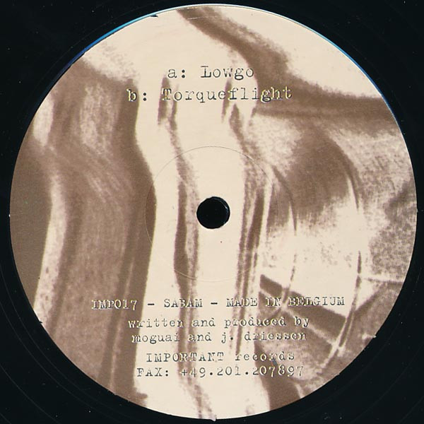 Moguai Presents Magoo Project - Lowgo / Torqueflight | Important Records (IMP 017)