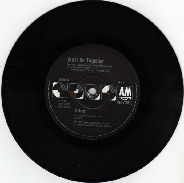 Sting - We'll Be Together | A&M Records (K 416) - 5 Sting - We'll Be Together | A&M Records (K 416) - 5