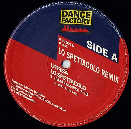 Litfiba - Lo Spettacolo Remix | Dance Factory (8 82301 6) - main Litfiba - Lo Spettacolo Remix | Dance Factory (8 82301 6) - main