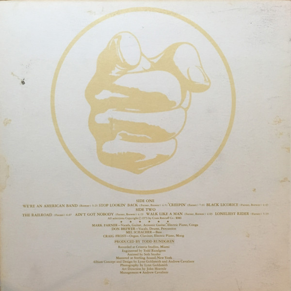 Grand Funk Railroad - We're An American Band | Capitol Records (SMAS-11207) - 3 Grand Funk Railroad - We're An American Band | Capitol Records (SMAS-11207) - 3