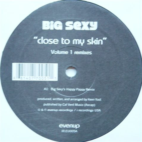 Big Sexy - Close To My Skin Volume 1 Remixes | Evenup (IR-EU005) - 2
