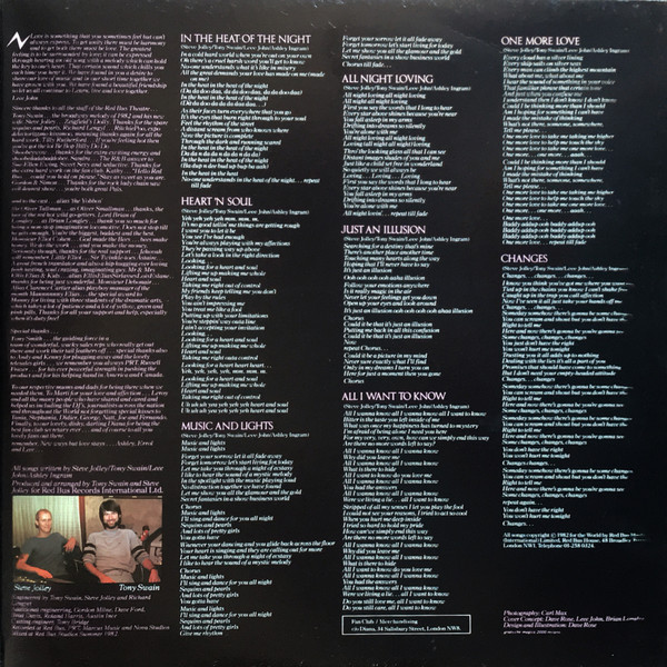 Imagination - In The Heat Of The Night | Red Bus Records (LP 3375) - 3 Imagination - In The Heat Of The Night | Red Bus Records (LP 3375) - 3