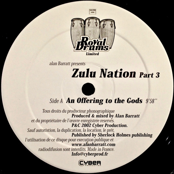 Alan Barratt - Zulu Nation Part 3 | Royal Drums (DRUM LTD 003) - 2