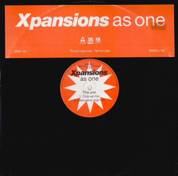 Xpansions - As One | Atomic Records (WNRDJ 192) - main