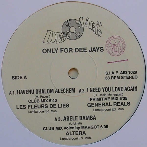 Various - Only For Dee Jays | Discomagic Records (AID 1029) - 3