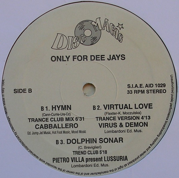 Various - Only For Dee Jays | Discomagic Records (AID 1029) - 4