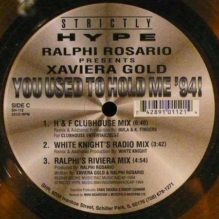 You Used To Hold Me '94