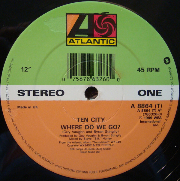 Ten City - Where Do We Go? | Atlantic (A 8864 T) - 3