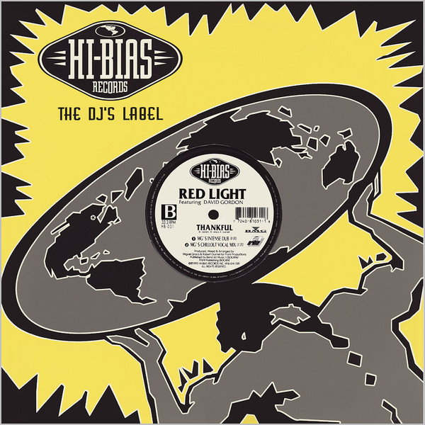 Red Light Featuring David Gordon - Thankful | Hi-Bias Records (HB-031) - 2