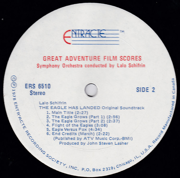 Great Adventure Film Scores