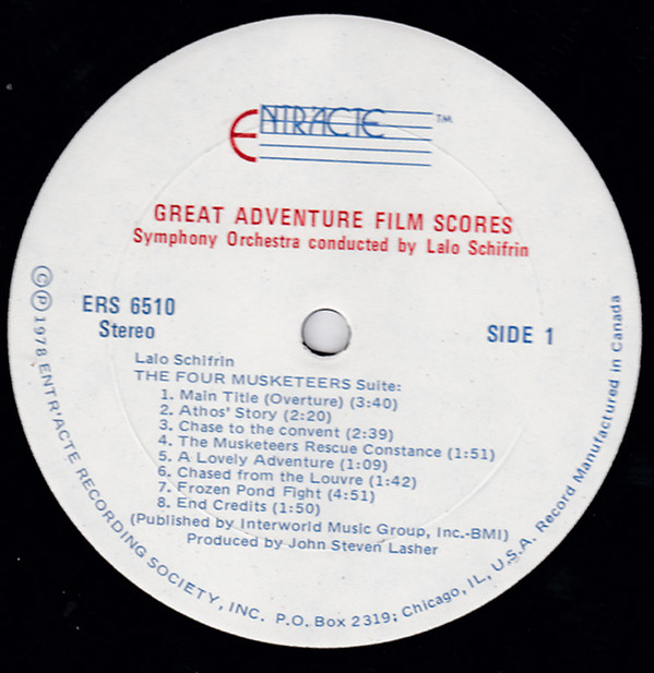 Great Adventure Film Scores