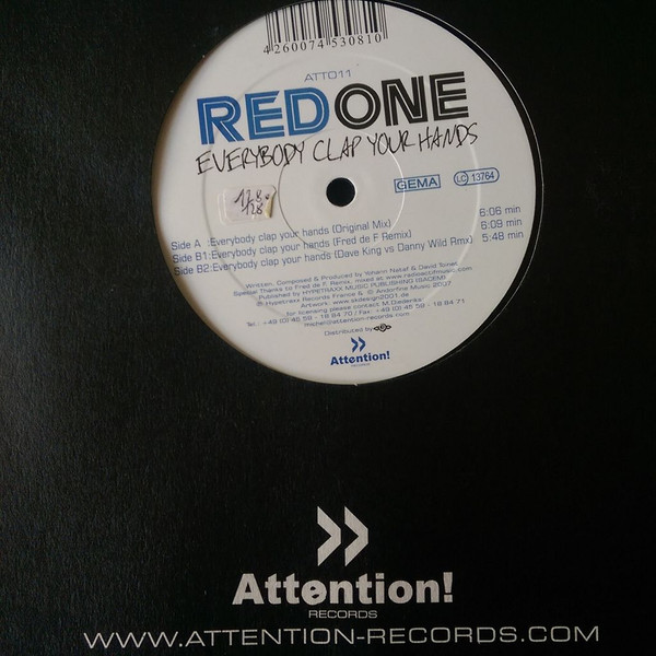Red One - Everybody Clap Your Hands | Attention! Music Recordings (ATT011) - 2 Red One - Everybody Clap Your Hands | Attention! Music Recordings (ATT011) - 2