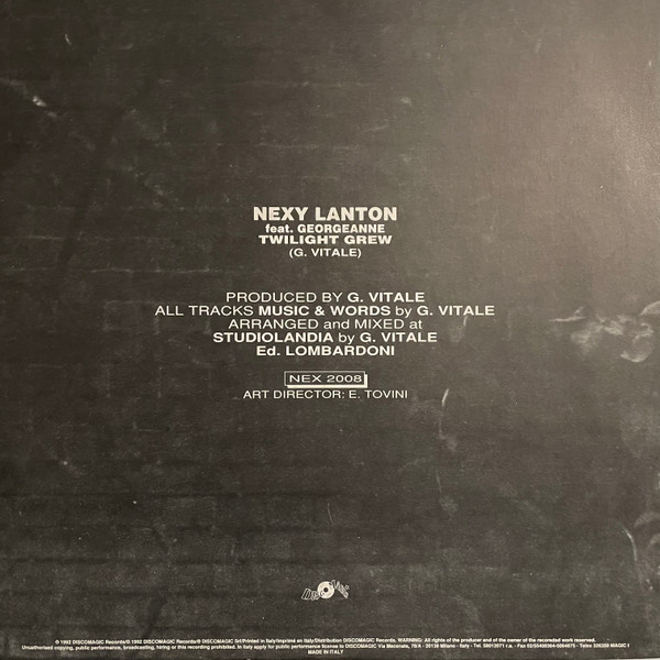 Nexy Lanton  &  Georgeanne - Twilight Grew | Nex Town Records (NEX 2008) - 2