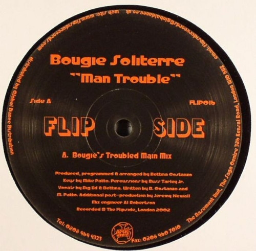 Bougie Soliterre - Man Trouble | Flipside (FLIP016)