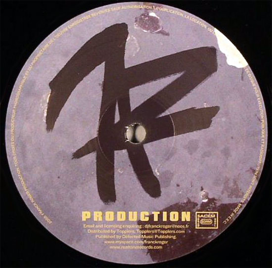 Franck Roger - Take Off / Passages | Franck Roger Production (FRPROD 03) - 2