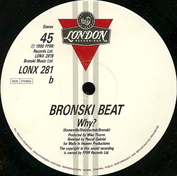 Jimmy Somerville - To Love Somebody | London Records (LONX 281) - 3