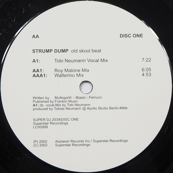 Strump Dump - Old Skool Beat (Disc One) | Superstar Recordings (SUPER DJ 2039/1) - main Strump Dump - Old Skool Beat (Disc One) | Superstar Recordings (SUPER DJ 2039/1) - main