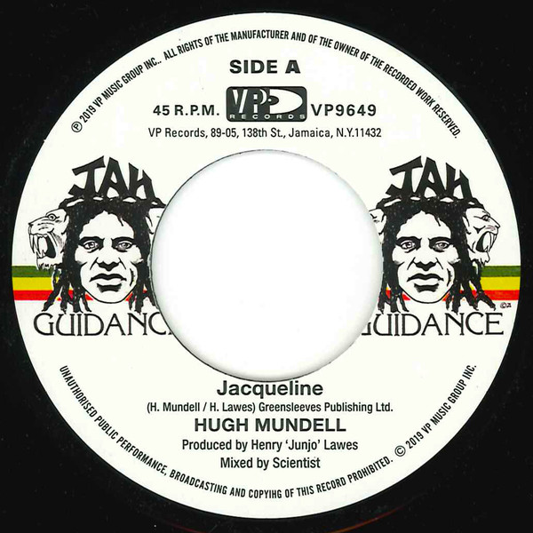 Hugh Mundell - Jacqueline | VP Records (VP9649) - 3