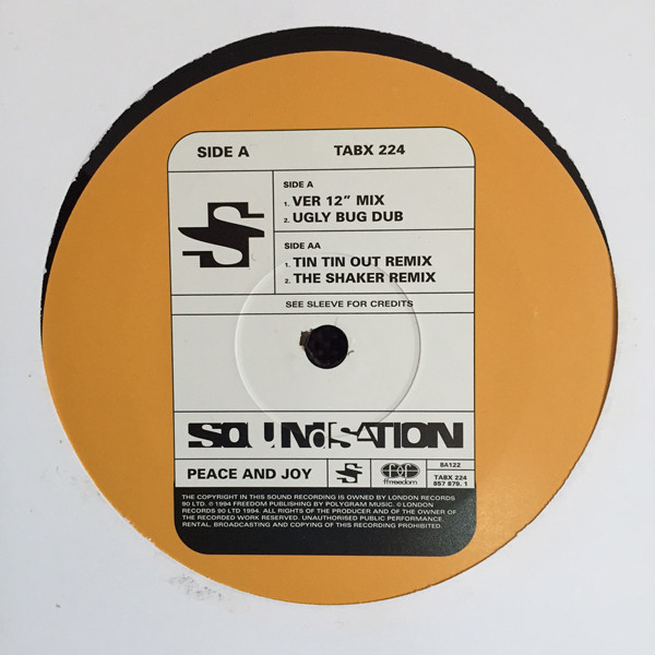 Soundsation - Peace & Joy | Ffrreedom (TABX 224) - 5