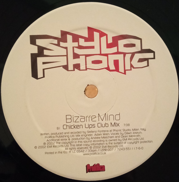 Stylophonic - Bizarre Mind | Prolifica (12PR 007) - 4 Stylophonic - Bizarre Mind | Prolifica (12PR 007) - 4