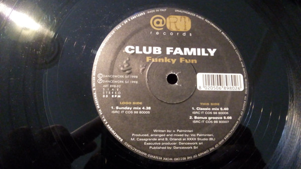 Club Family - Funky Fun | Art Records (ART 898-02) - main Club Family - Funky Fun | Art Records (ART 898-02) - main