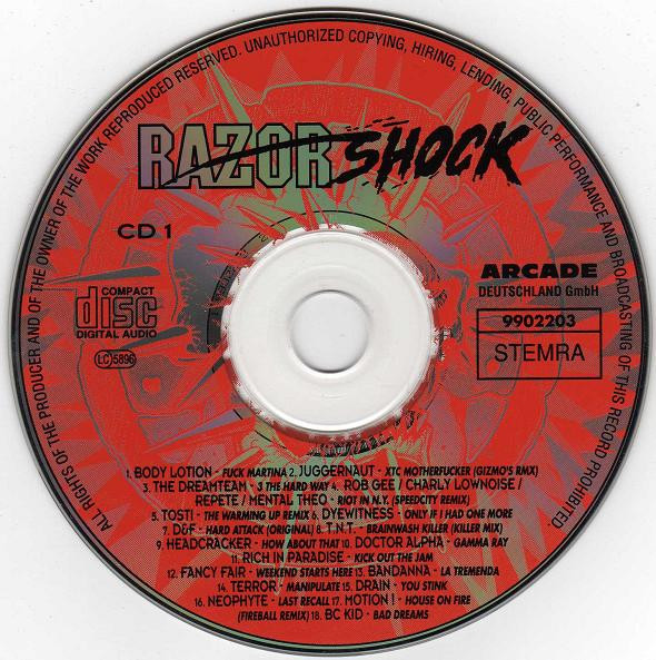 Various - Razor Shock (The Shockraving Hardcore Collection) | Arcade (9902203) - 3
