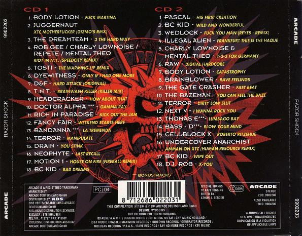 Various - Razor Shock (The Shockraving Hardcore Collection) | Arcade (9902203) - 2