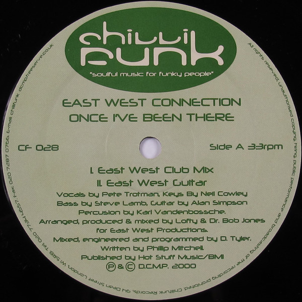 East West Connection - Once I've Been There | Chillifunk Records (CF 028) - main