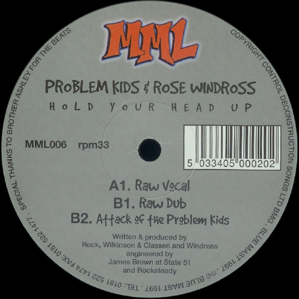 Problem Kids & Rose Windross - Hold Your Head Up | MML (MML006) - main Problem Kids & Rose Windross - Hold Your Head Up | MML (MML006) - main