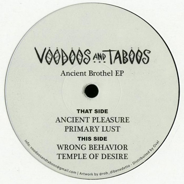 Voodoos And Taboos - Ancient Brothel EP | Voodoos And Taboos Records (V&T002) - main