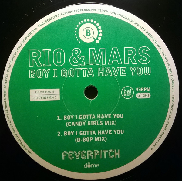 Rio & Mars - Boy I Gotta Have You | Feverpitch (12FVR 1007) - 4 Rio & Mars - Boy I Gotta Have You | Feverpitch (12FVR 1007) - 4