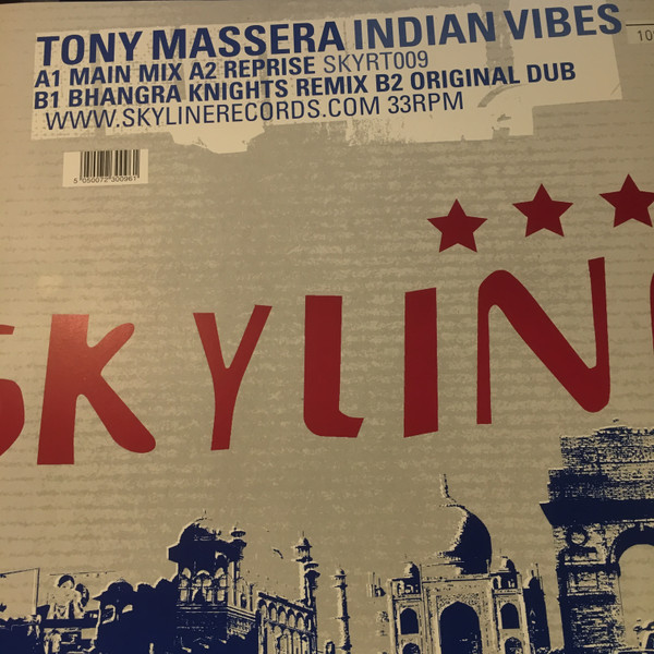 Tony Massera - Indian Vibes | Skyline Records (SKYRT009) - main