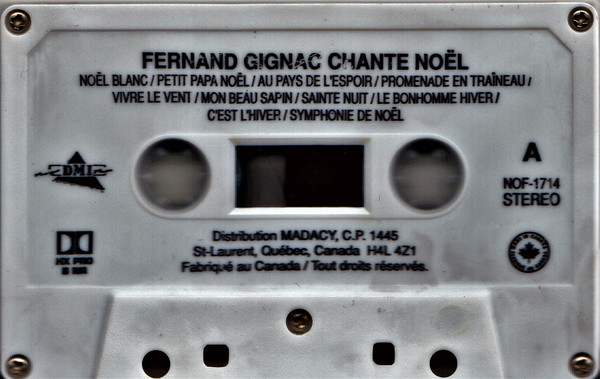 Fernand Gignac - Fernand Gignac Chante Noël | Madacy (NOF-1714) - 3 Fernand Gignac - Fernand Gignac Chante Noël | Madacy (NOF-1714) - 3