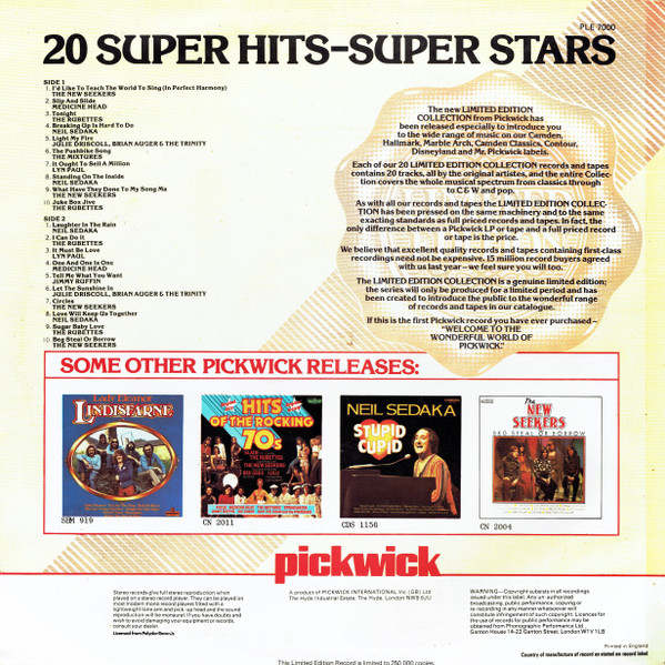 20 Super Hits - Super Stars