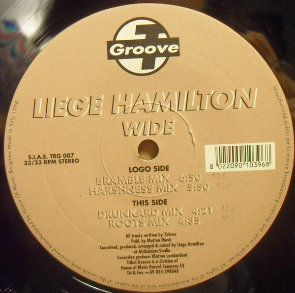 Liege Hamilton - Wide | Tribal Groove Records (TRG 007) - 2 Liege Hamilton - Wide | Tribal Groove Records (TRG 007) - 2