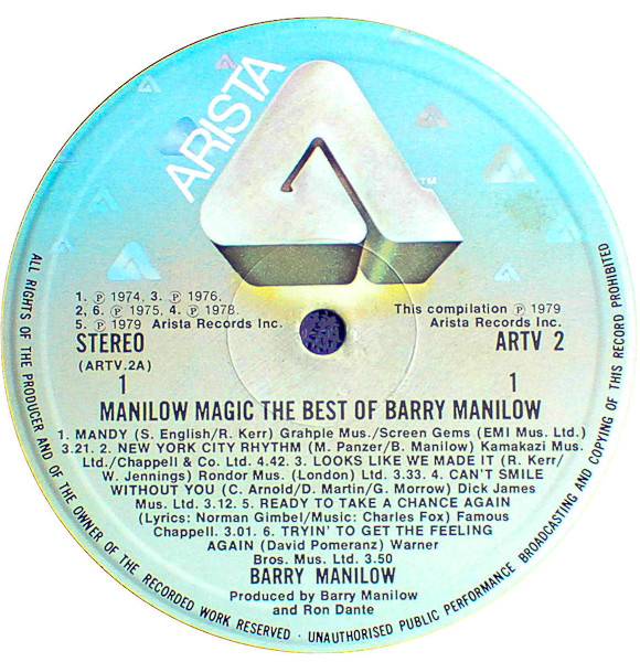 Manilow Magic (The Best Of Barry Manilow)