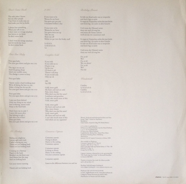 Captain Comatose - Going Out | Playhouse (Play76) - 5 Captain Comatose - Going Out | Playhouse (Play76) - 5