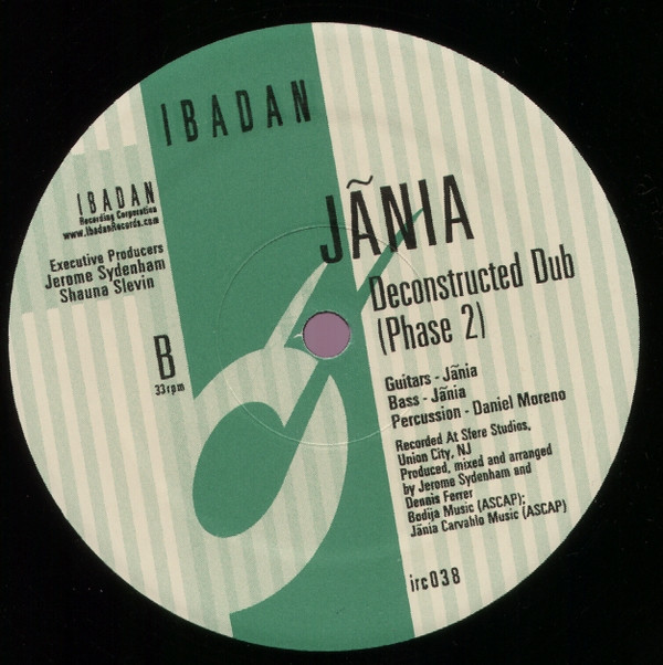 Jerome Sydenham Presents Jania Carvahlo - Deconstructed House (Phase 2) | Ibadan (irc038) - 3