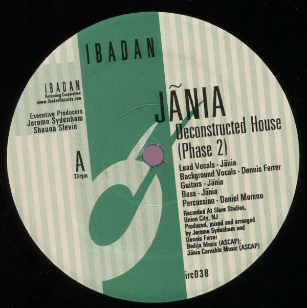 Jerome Sydenham Presents Jania Carvahlo - Deconstructed House (Phase 2) | Ibadan (irc038) - 2