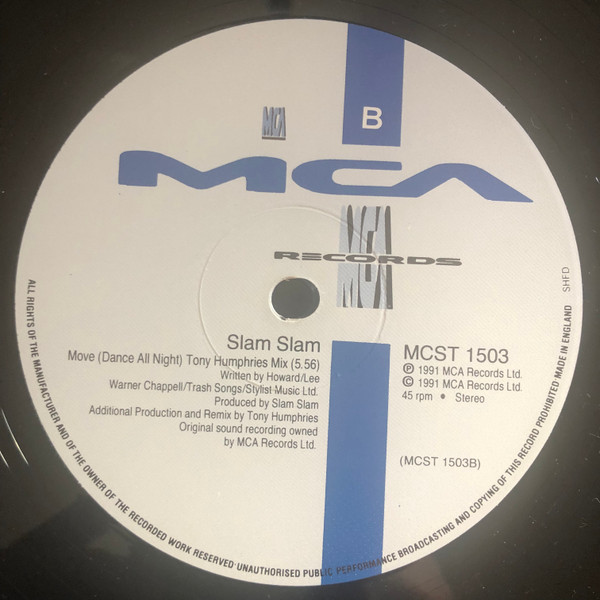 Slam Slam - Move! | MCA Records (MCST 1503) - 4 Slam Slam - Move! | MCA Records (MCST 1503) - 4