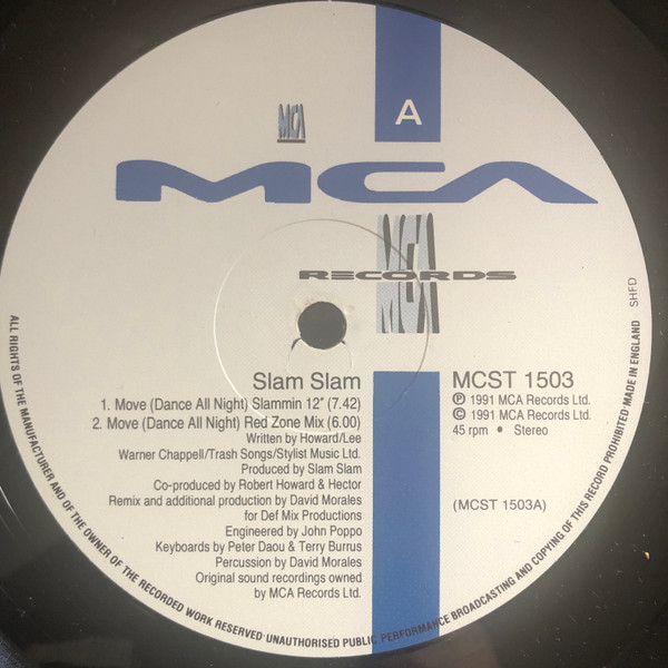 Slam Slam - Move! | MCA Records (MCST 1503) - 3 Slam Slam - Move! | MCA Records (MCST 1503) - 3