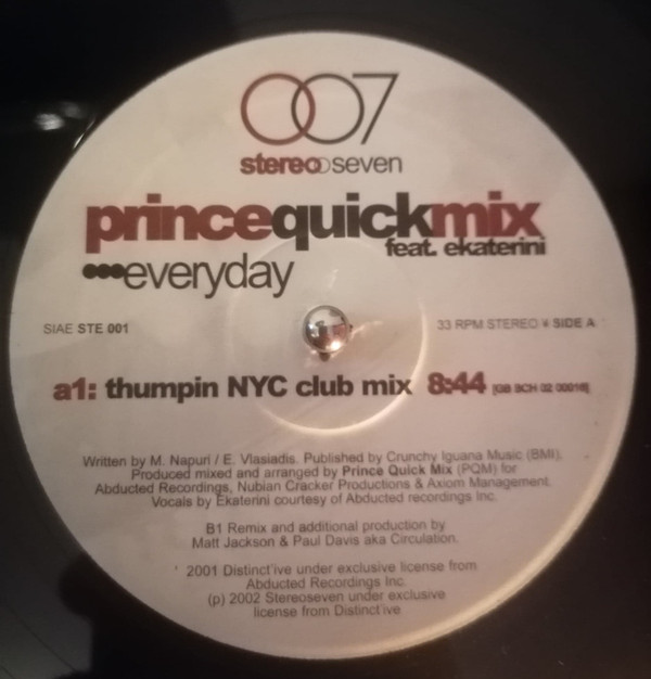 Prince Quick Mix - Everyday | Stereoseven (ste001) - 2 Prince Quick Mix - Everyday | Stereoseven (ste001) - 2