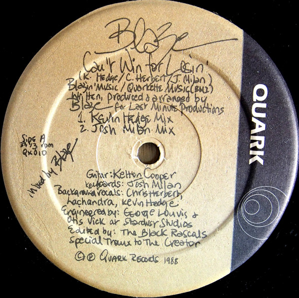 Blaze - Can't Win For Losin' | Quark (QK010)