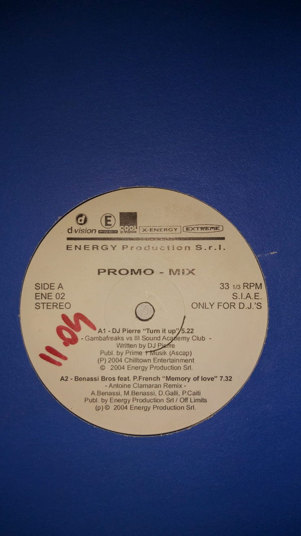 Various - Promo Mix - Ene 02 | D:vision Records (ENE 02) - main