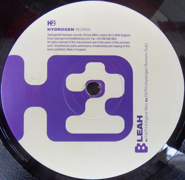 Leah Rasmussen - Faith | Hydrogen Records (HYDROGEN 02) - 2
